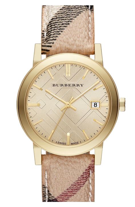 burberry red diamond watch|Burberry gold watch nordstrom.